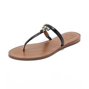 Tory Burch Flat Saffiano Thong Sandal